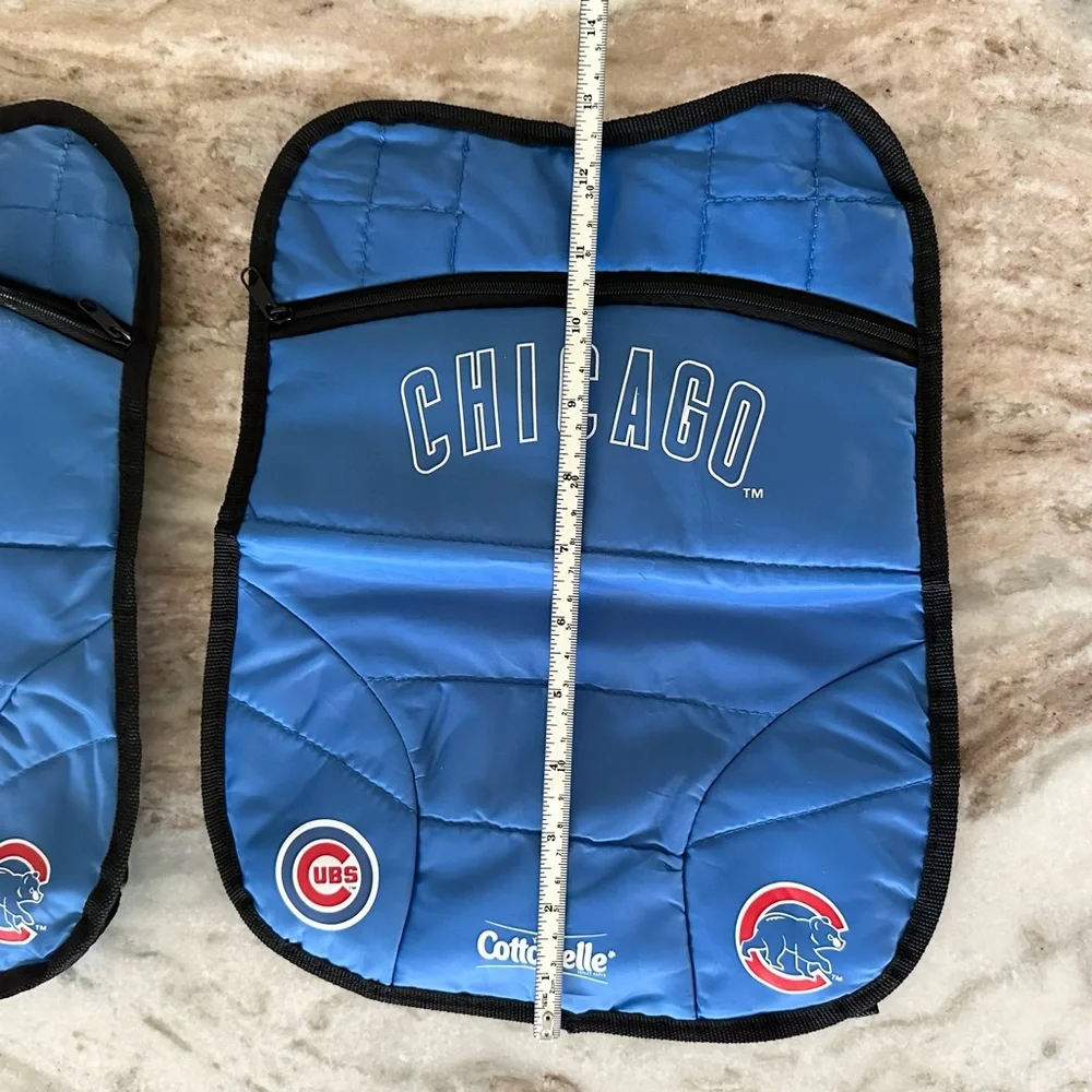 MLB Chicago Cubs Blue Reusable Small Backpack Bag Stadium Souvenir Set of 2